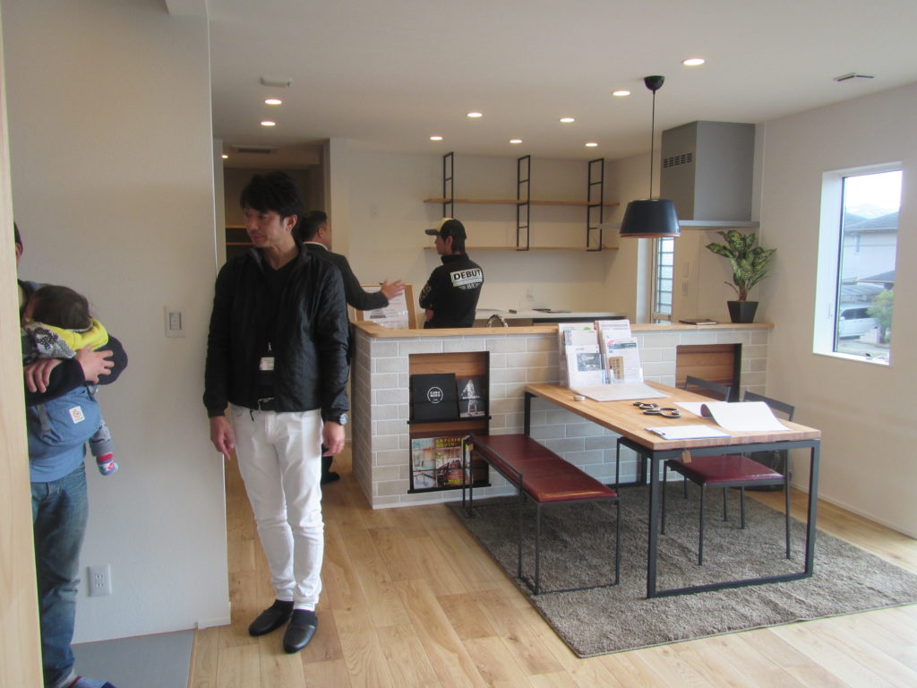 「なつみ台モデルハウス」完成見学会１日目