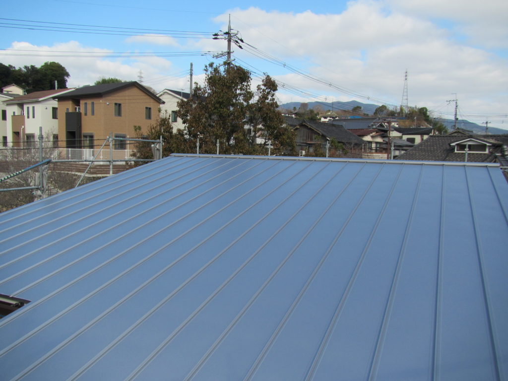 F様邸 太陽光パネル設置。
