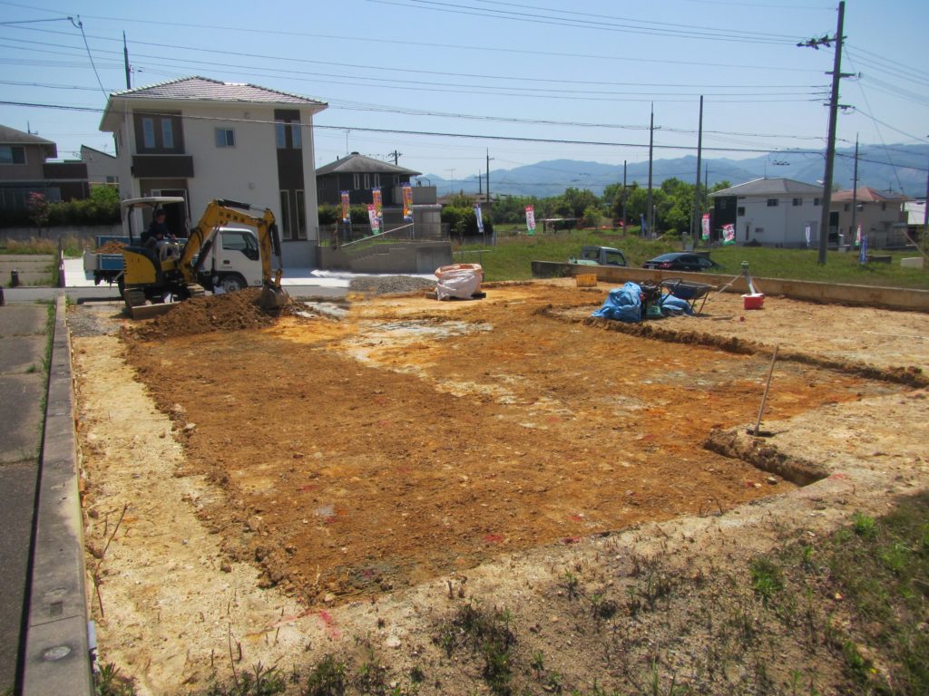 I様邸 基礎着工