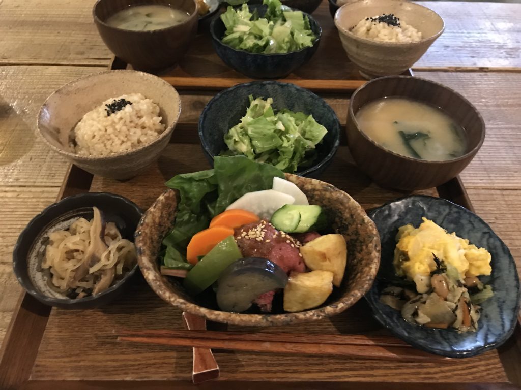 お野菜いっぱいランチ。