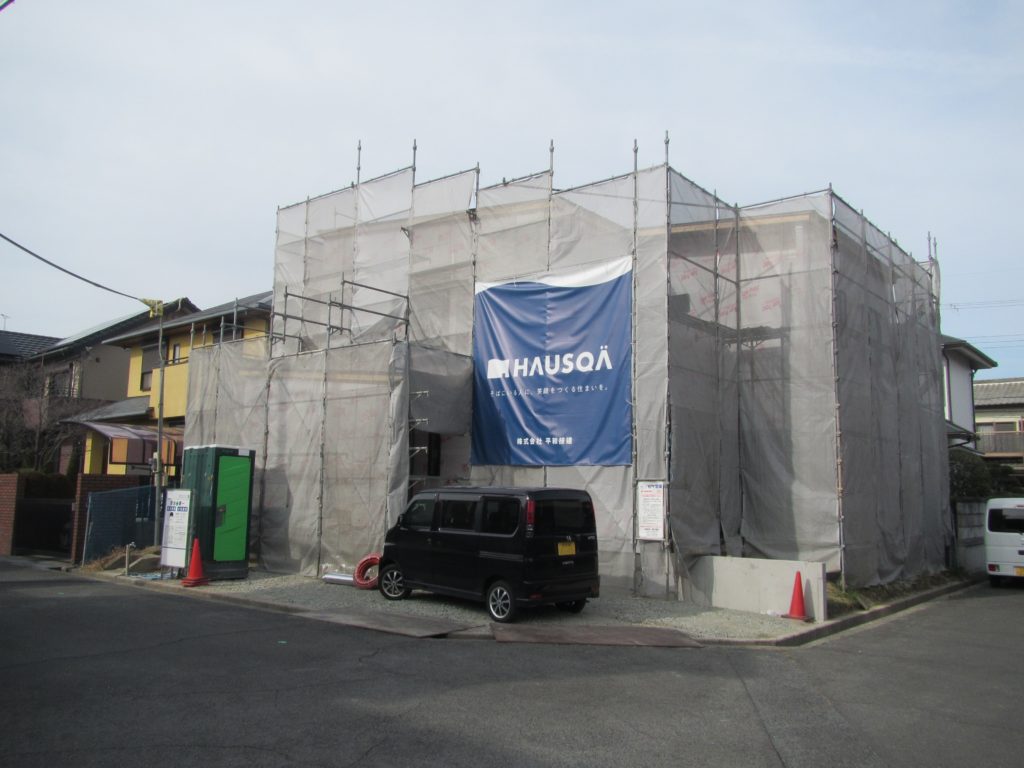 河合町O様邸気密測定
