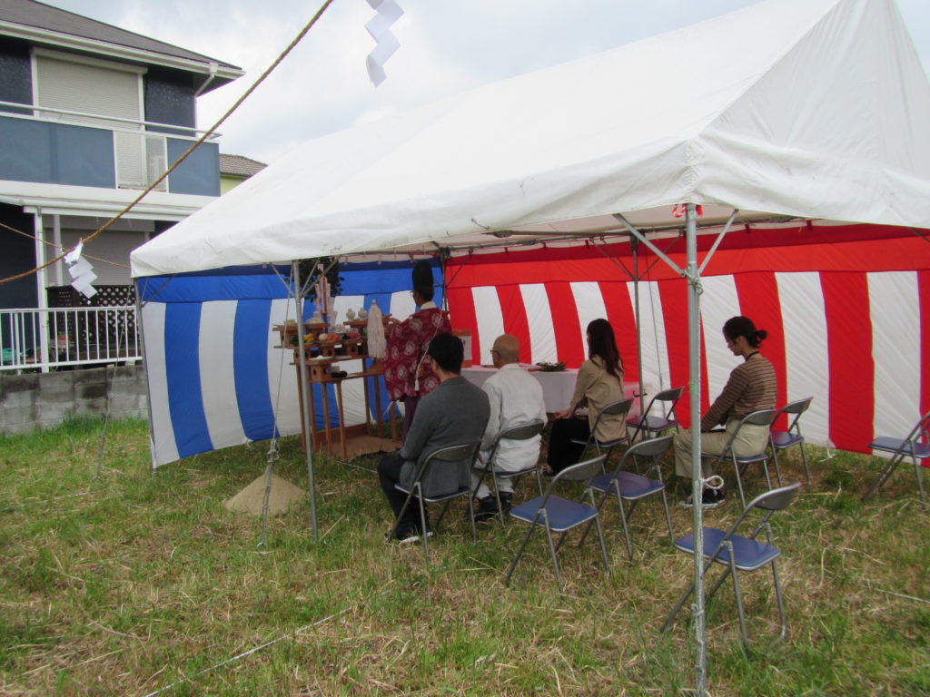 五條市田園 Y様邸地鎮祭