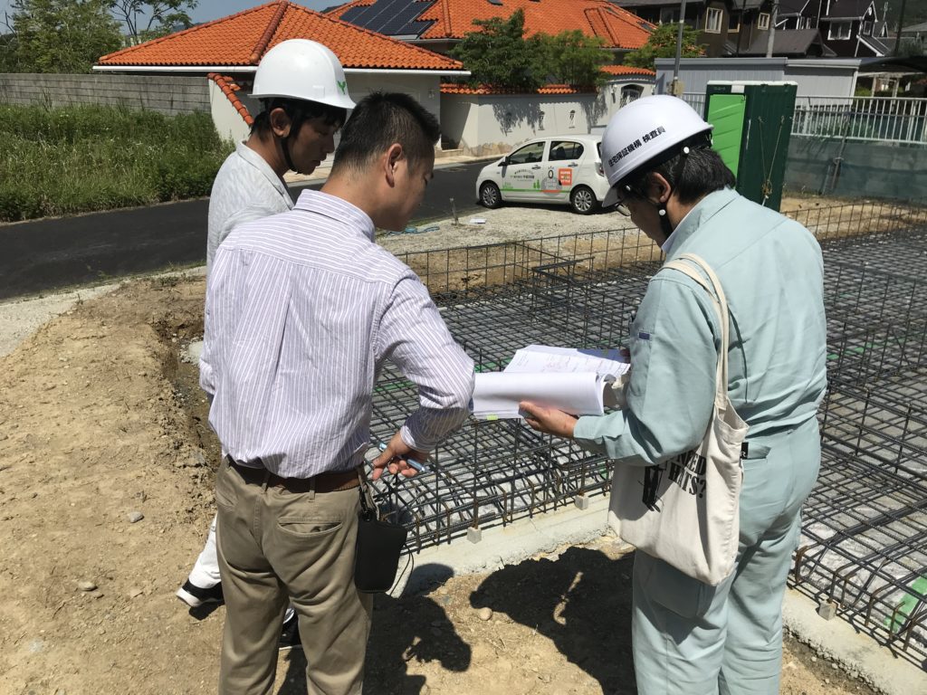 五條市田園Y様邸 配筋検査