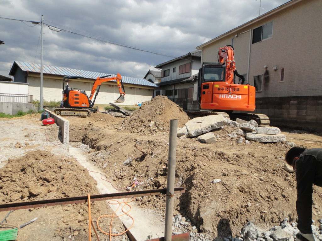 現場研修日記【I様邸建築予定地　解体～整地】