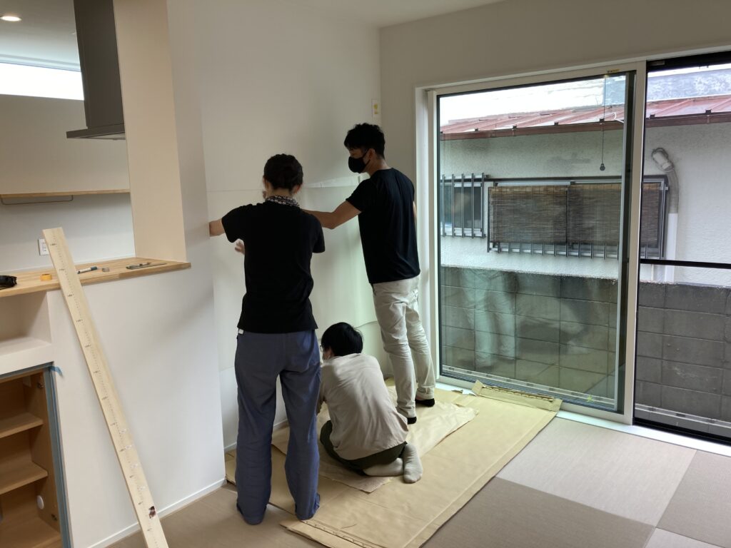 H様と一緒に仕上げ！