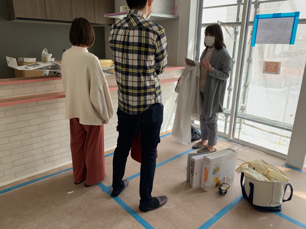 あやの台H様邸 カーテン打ち合せ